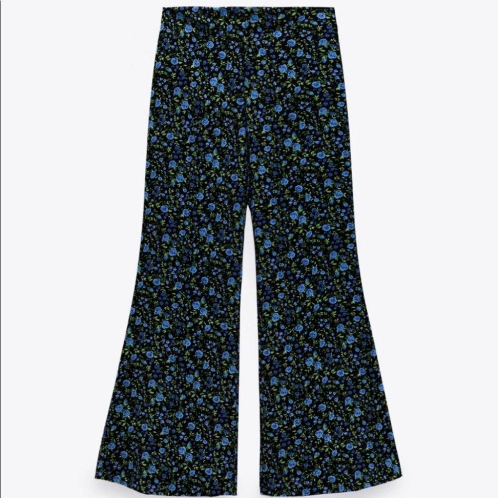 Zara Floral Printed Pants